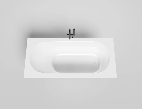 salini salini ornella kit встраиваемая ванна 170х80х60см, донный клапан, сифон, щелевой слив-перелив, материал: s-stone, цвет: белый матовый