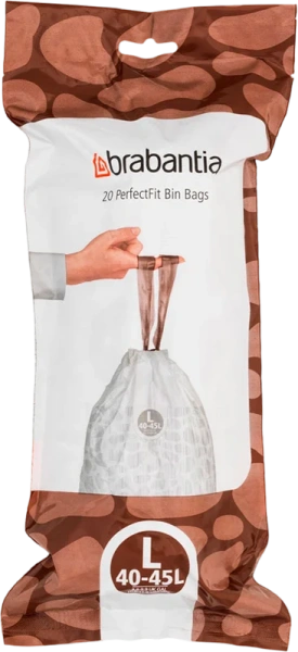 Мешки для мусора Brabantia PerfectFit 138607 L, 40-45 л, 20 шт.