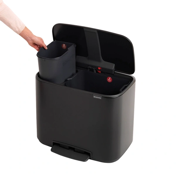 Мусорное ведро Brabantia Pedal Bin Bo Pedal Bin 121227 23 + 11 л Мусорное ведро Brabantia Pedal Bin Bo Pedal Bin 121227 23 + 11 л