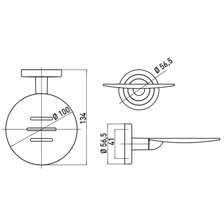 мыльница emco polo 0730 001 02 хром