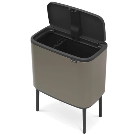 мусорное ведро brabantia touch bin bo touch bin 316142 23 + 11 л