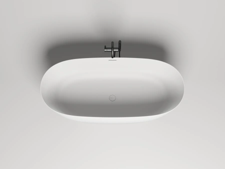 ванна из искусственного камня salini sofia 165х75х60 см, s-stone, белый матовый, 102521m