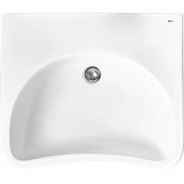 раковина roca access zru9307660 64x55 см, подвесная, белый