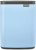 мусорное ведро brabantia bo 223549 7 л, нежно-голубое мусорное ведро brabantia bo 223549 7 л, нежно-голубое