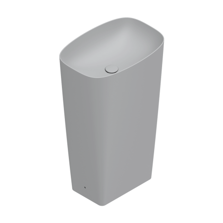 Раковина Catalano Green Lux 55 0428551023 слив в стену цемент матовый