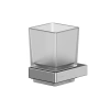 Стакан Whitecross Cubo CU2430CR для щеток, подвесной, стеклянный, хром