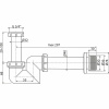 сифон для биде ravak dn 40 x01560 белый