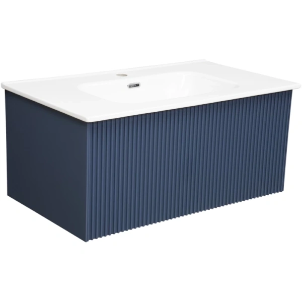 тумба синий матовый 74 см la fenice terra fnc-01-ter-bg-80