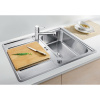 кухонная мойка blanco classic pro 45 s-if infino зеркальная полированная сталь 523661