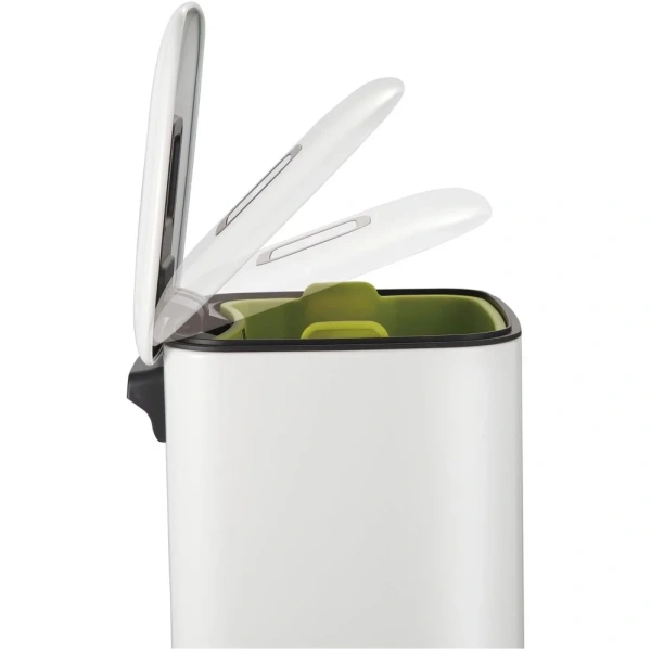 Мусорное ведро Weltwasser WW Mila WT 9L c педалью, белое