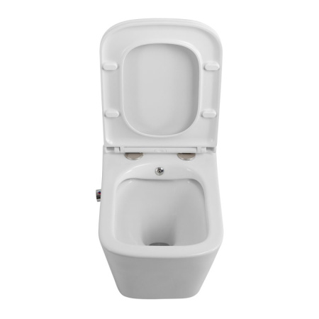 унитаз биде подвесной belbagno due bb3103chr-bs/sc, с сиденьем микролифт, цвет белый