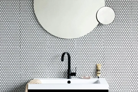 косметическое зеркало brabantia mindset 303449 без подсветки, поворотное