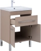 тумба под раковину aquanet верона 60 капучино, 1 ящик, 2 дверцы, 00304534