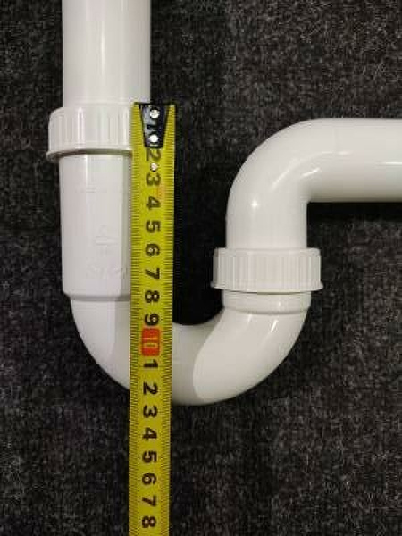 сифон для биде kerasan aquadom 753501 белый