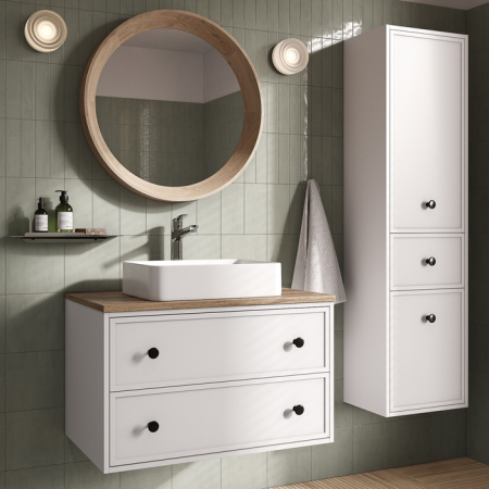 пенал подвесной, 40 см iddis torr tor40w0i97, цвет белый матовый