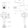 смеситель bravat drop-d f348162c для биде, без донного клапана, хром