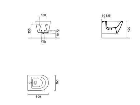 биде подвесное gsi norm 866411 1 foro