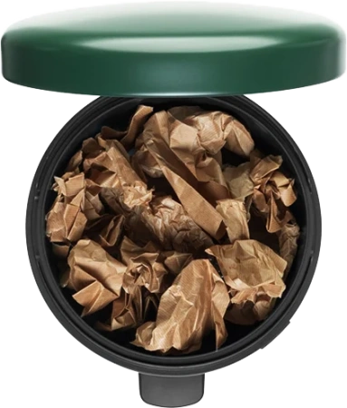 мусорное ведро brabantia newicon 304088 30 л, зеленая сосна