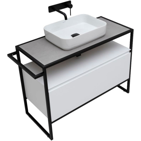 тумба под раковину allen brau priority 100 1.31003.wm белая матовая