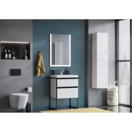 тумба белый глянец 58,5 см roca domi a857458806