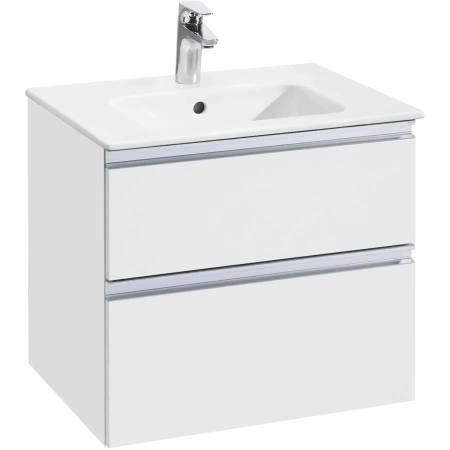 тумба белый глянец 58,5 см roca the gap a857397806