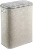 Корзина для белья Geralis KLH-B бежевая цвет хром, стандартная