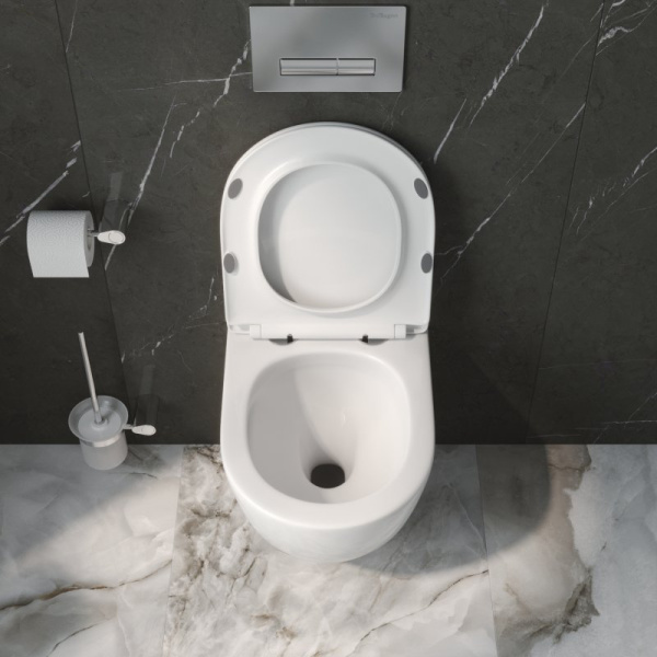 унитаз belbagno uno-tor bb5177ch-tor/sc подвесной с сиденьем микролифт