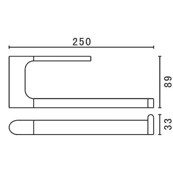Полотенцедержатель Art&Max PLATINO AM-E-3980AL