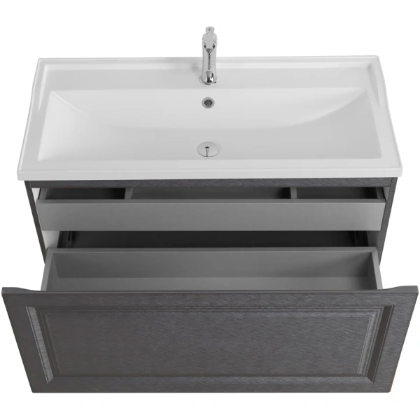 тумба под раковину cezares giubileo 100 giubileo-n-100-1c-so-tit-p подвесная титан