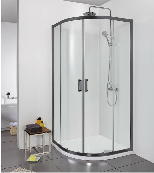 душевой уголок aquatek 80х80 aq ari ro 08020bl профиль черный стекло прозрачное
