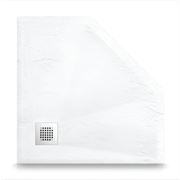 душевой поддон трапеция stone tray-w