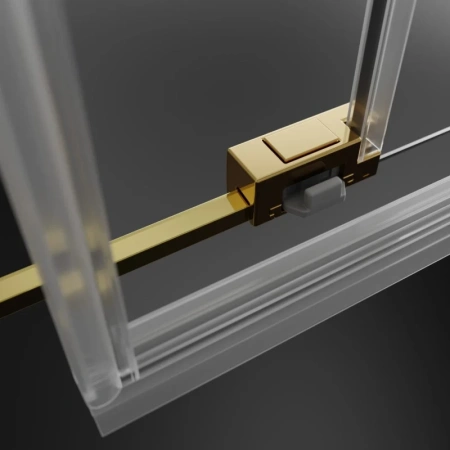 душевая дверь radaway idea gold dwj 100 left 387014-09-01l прозрачное