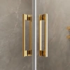 душевая дверь radaway idea gold dwj 100 left 387014-09-01l прозрачное
