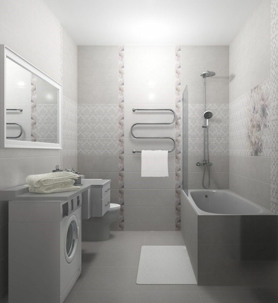 Керамическая плитка Kerama Marazzi Город на воде орнамент 12115R настенная 25х75 см