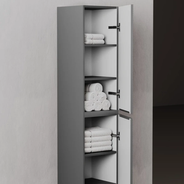 шкаф пенал sancos folk 35 pfl35gs подвесной grey soft