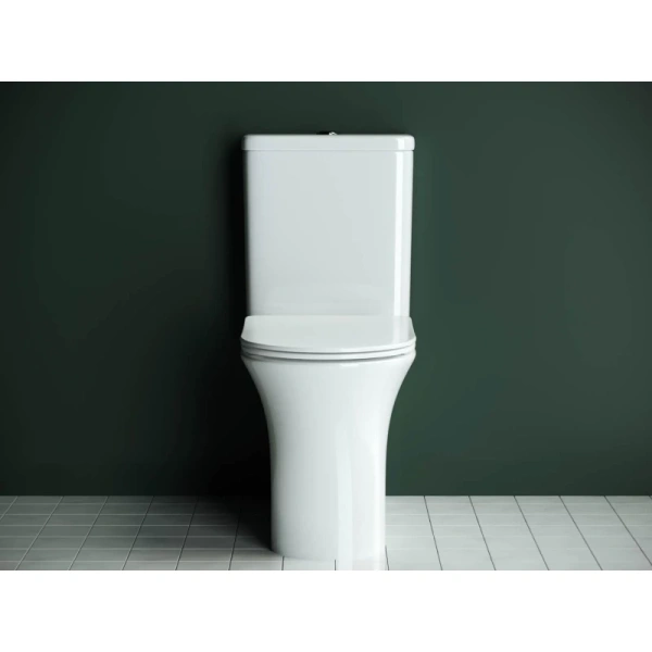 чаша напольного унитаза ceramicanova star cn1904-b безободкового с сиденьем микролифт, белая чаша напольного унитаза ceramicanova star cn1904-b безободкового с сиденьем микролифт, белая