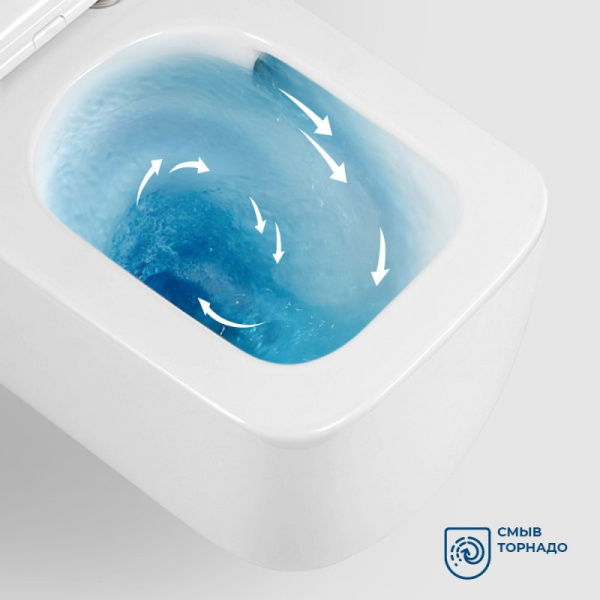 унитаз belbagno luce-tor bb076ch-tor/sc подвесной с сиденьем микролифт