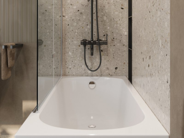акриловая ванна 175x75 см cezares eco eco-175-75-41-w37