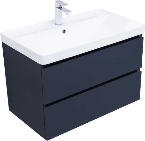 тумба под раковину aquanet вега 2.0 00337949 79.4x45.9 см, маренго