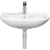 раковина roca access zru9307608 50x41 см, подвесная, белый