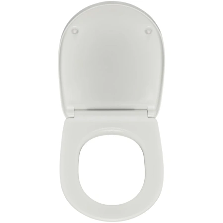 сиденье для унитаза roca debba round zru9307607 с микролифтом, белый