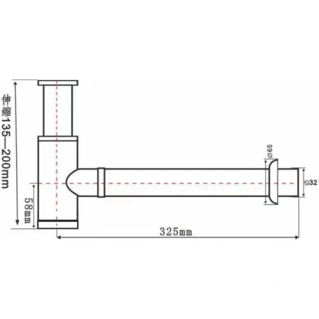 сифон для раковины santiline sl-116 цвет золото