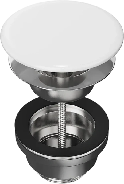 Донный клапан Kerama Marazzi DRR.1/WHT Белый глянцевый