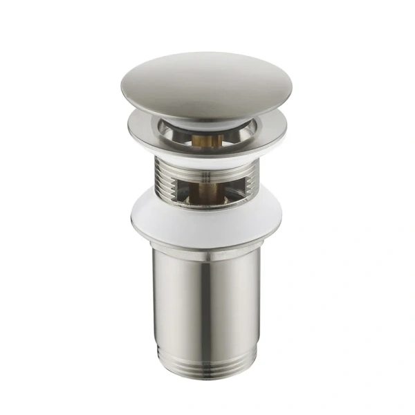 Донный клапан Timo 8011/13 для раковины, с переливом, никель