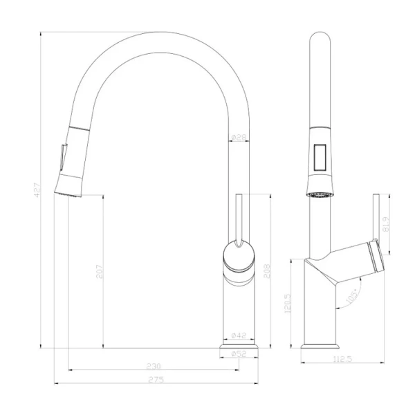 смеситель для кухни lemark minima lm3850c хром