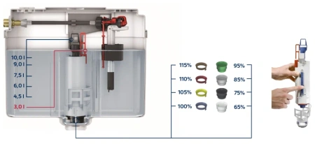 система инсталляции для унитазов tece lux tecelux 9600200