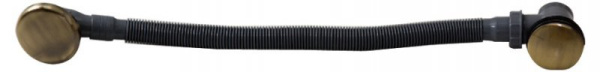 слив-перелив belbagno bb2829-ovf-brn click-clack, бронза