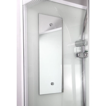 душевая кабина river tana 80x80x15 б/к 10000001709 профиль белый задняя стенка белая