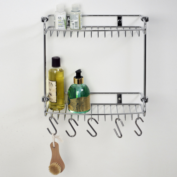 Полка корзина WasserKRAFT K-1422 цвет хром