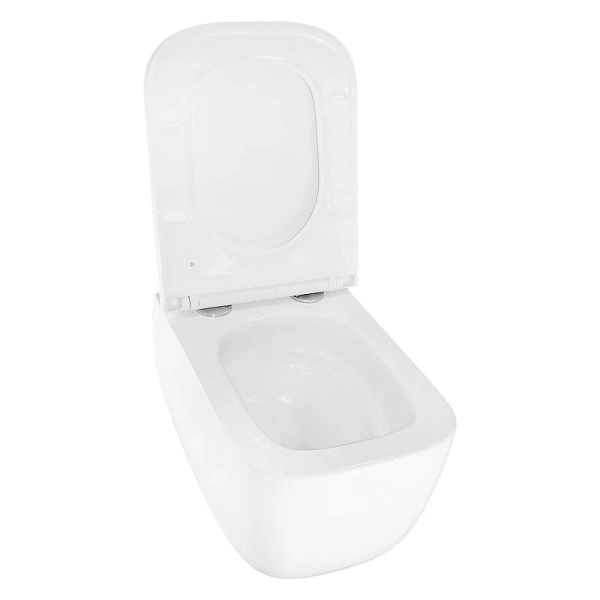 унитаз azario fote az-116-uq3 подвесной, безободковый, с сиденьем микролифт, слив "торнадо", 46х34х35 см, белый